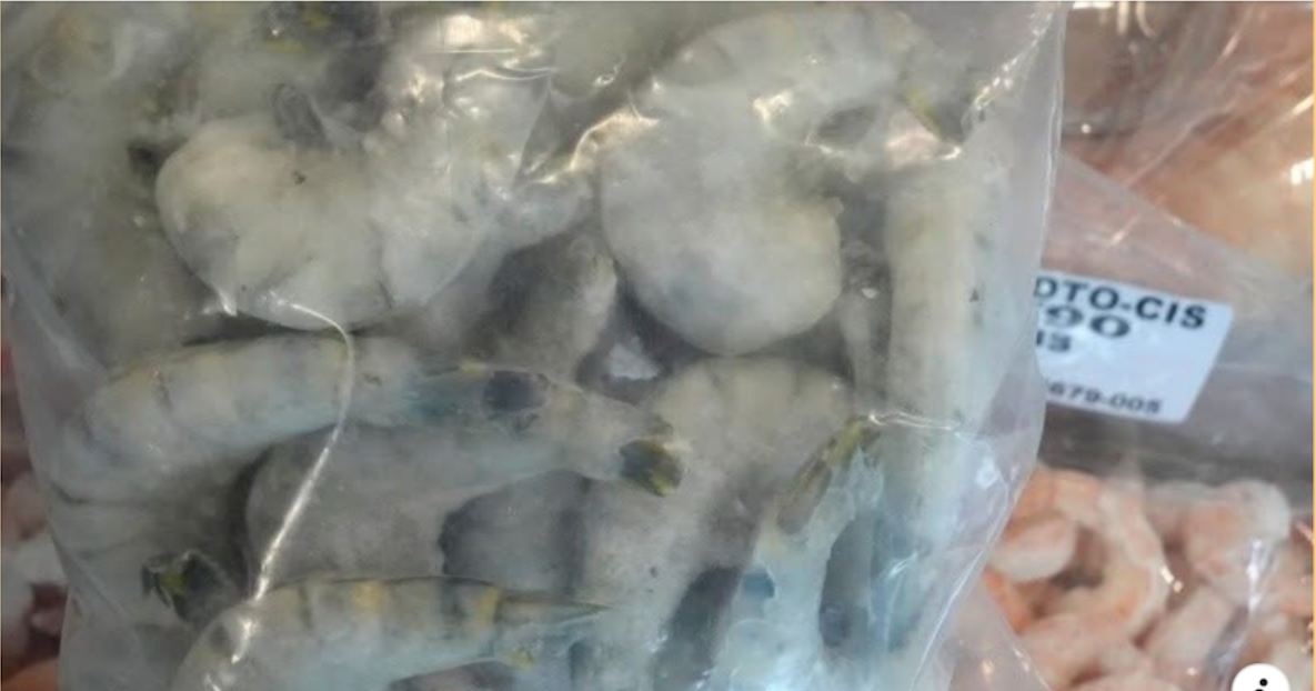 Radioaktiv kontaminering hittades i frysta räkor hos stora amerikanska återförsäljare