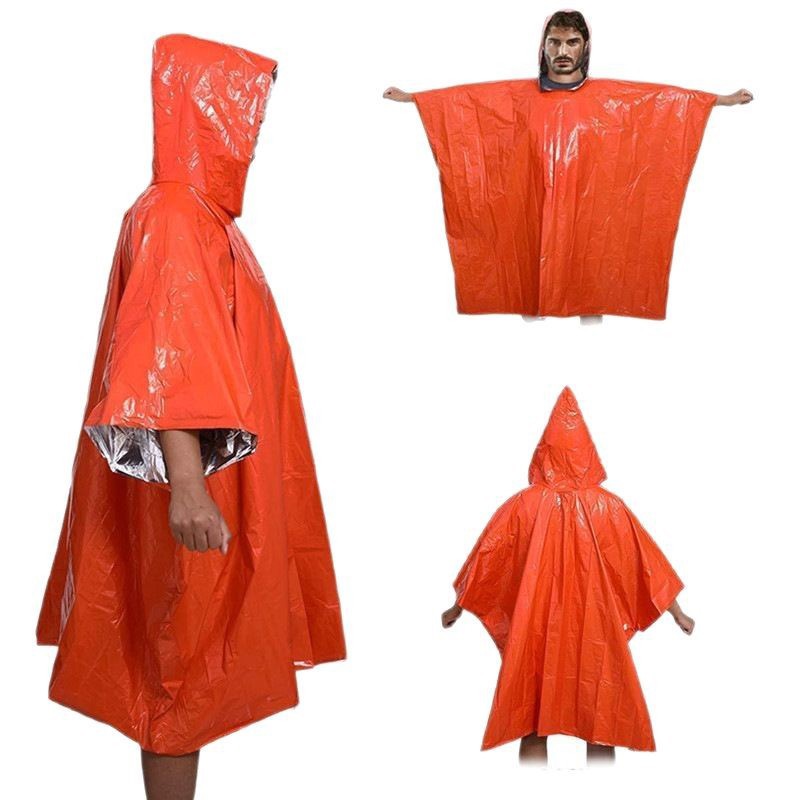 Emergency Rain Poncho: Kompakt skydd när som helst, var som helst